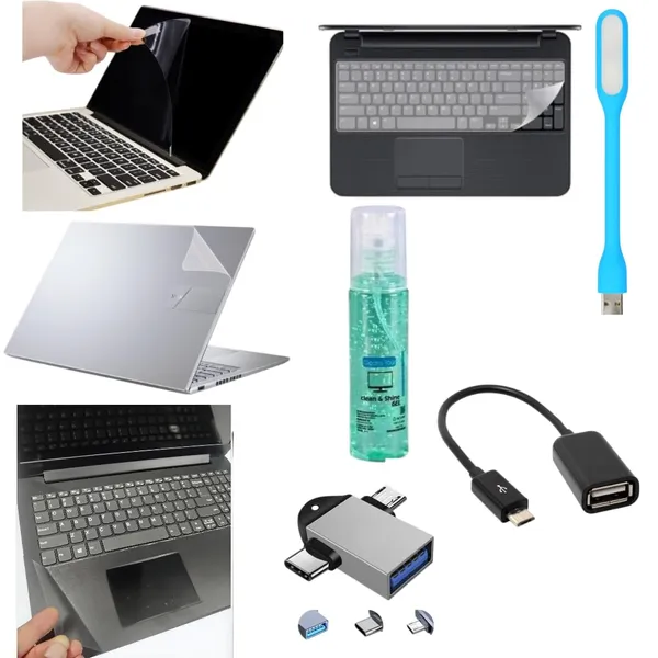 Laptop_Screen_Guard_Keyguard_Laptop_Skin_Trackpad_With_Cleaning_Gel_Led_Light_2_In_1_Otg_Bubbleproof_Scratch_Resistant_Anti_Fingerprint_Crystal_Clear_View_14_1_Inch