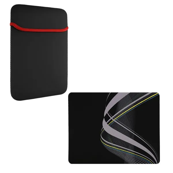 Laptop_Sleeve_Mouse_Pad_Combo_Reversible_Red_Black_Neoprene_Laptop_Sleeve_With_Premium_Non_Slip_Waterproof_Mouse_Pad_Office_Study_Daily_Use_Laptop_Accessories_Set_14_Inch