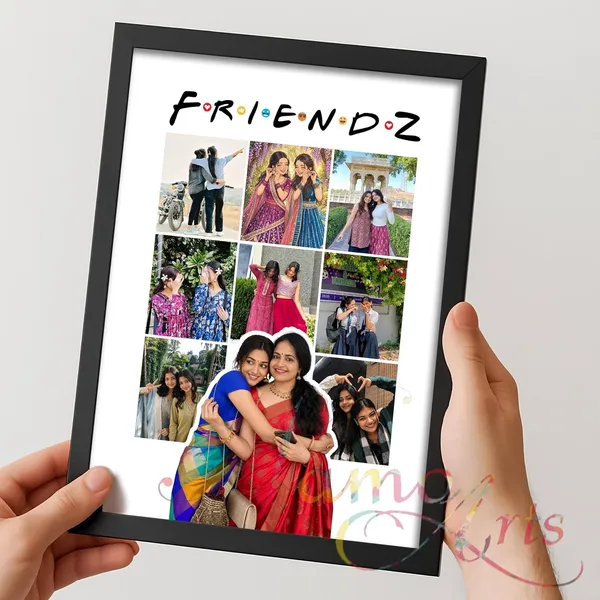 Personalized_Friendz_Theme_Collage_Photo_Frame_Customized_Gift_For_Best_Friends_Girls_Boys_Couple_Cousins_Family_Birthday_Anniversary_Farewell_Wedding_Glare_Free_Finish_Sizes_A4_A3