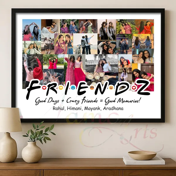 Personalized_Friendz_Collage_Multiple_Pictures_Photo_Frame_Gift_Customized_Gift_For_Best_Friends_Girls_Boys_Couple_Cousins_Family_Birthday_Farewell_Anniversary_Travel_Diaries_A4_A3