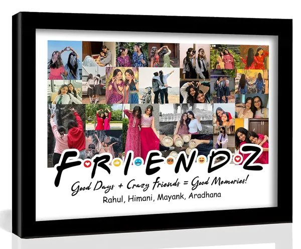 Personalized_Friendz_Collage_Multiple_Pictures_Photo_Frame_Gift_Customized_Gift_For_Best_Friends_Girls_Boys_Couple_Cousins_Family_Birthday_Farewell_Anniversary_Travel_Diaries_A4_A3