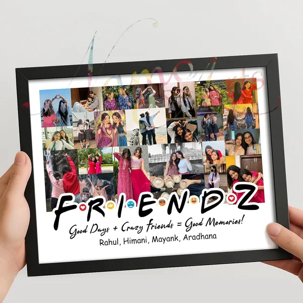 Personalized_Friendz_Collage_Multiple_Pictures_Photo_Frame_Gift_Customized_Gift_For_Best_Friends_Girls_Boys_Couple_Cousins_Family_Birthday_Farewell_Anniversary_Travel_Diaries_A4_A3
