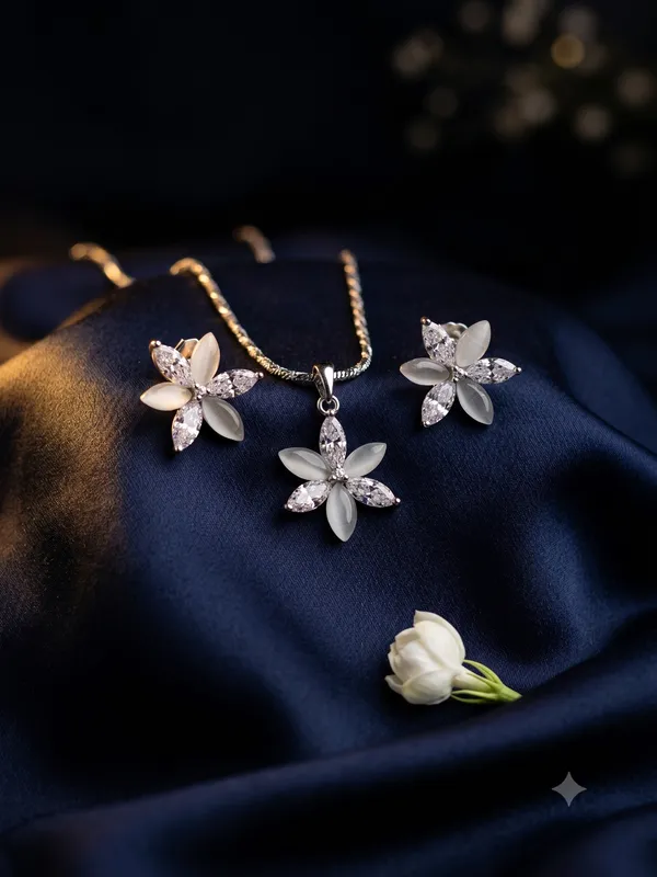 925Silver_Women_Chain_&_Pendent_Set