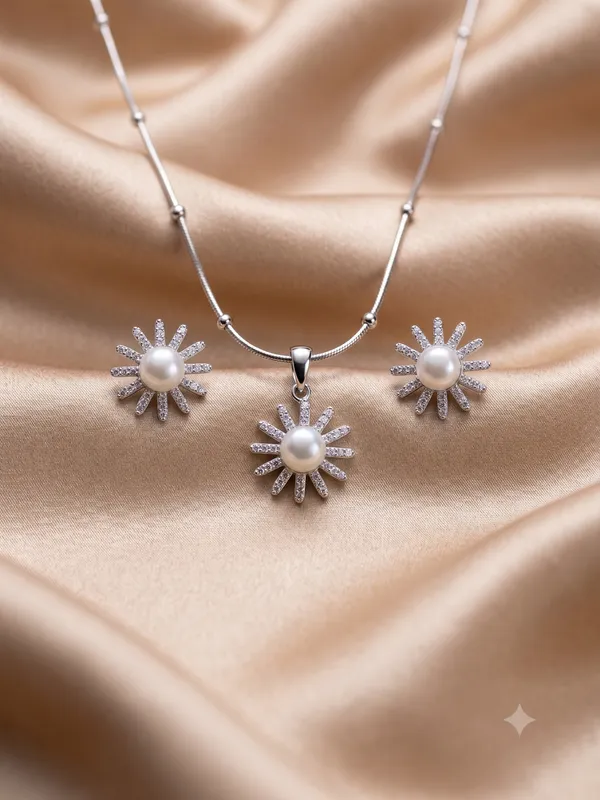 925Silver_Women_Chain_&_Pendent_Set