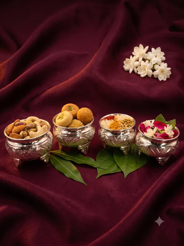 Pure_Silver_Pair_Combo_Prasadam_Bowl_with_Spoon_With_Hallmark