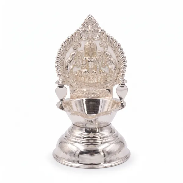 Pure_Silver_Single_Kamakshi_Diya/Deepa_With_Hallmark