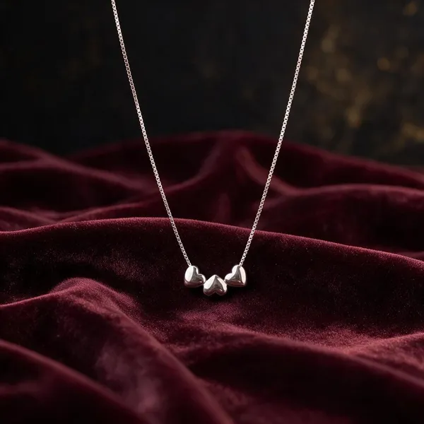 925_Silver_Women_Chain_&_Pendent_Set