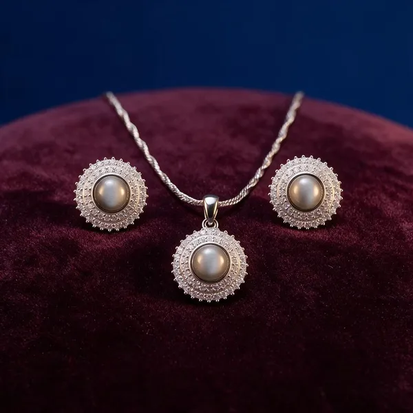 925_Silver_Women_Chain_&_Pendent_Set