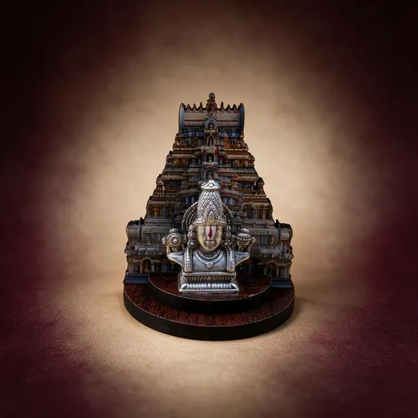 Antiq_Silver_Pure_Balaji/Tirupati_Idol