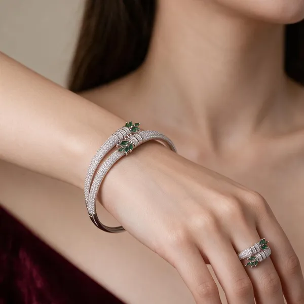 925_Silver_Women_Bracelet_&_Ring_Collection