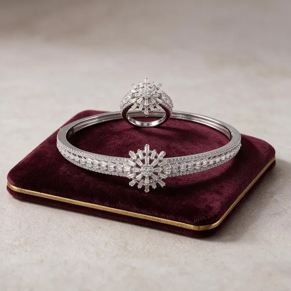 925_Silver_Women_Bracelet_&_Ring_Collection