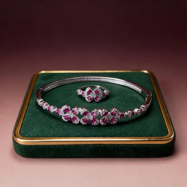 925_Silver_Women_Bracelet_&_Ring_Collection
