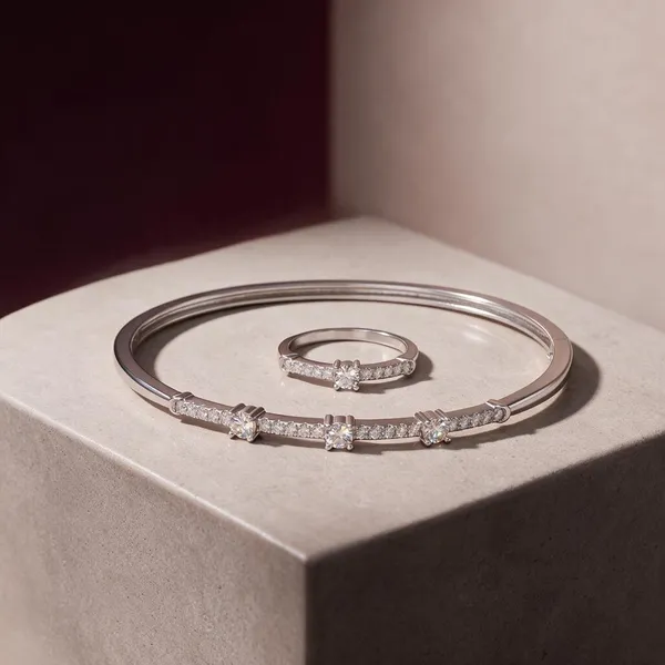 925_Silver_Women_Bracelet_&_Ring_Collection