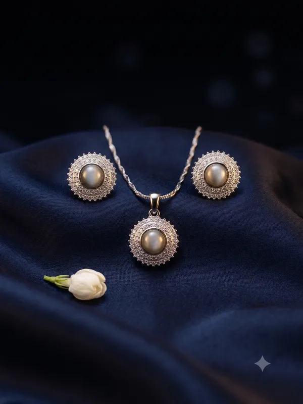 925Silver_Women_Chain_&_Pendent_Set