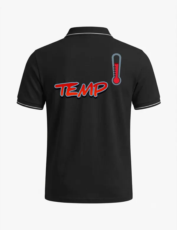 Black_Cotton_Blend_Regular_Fit_Polo_T-Shirt_For_Unisex