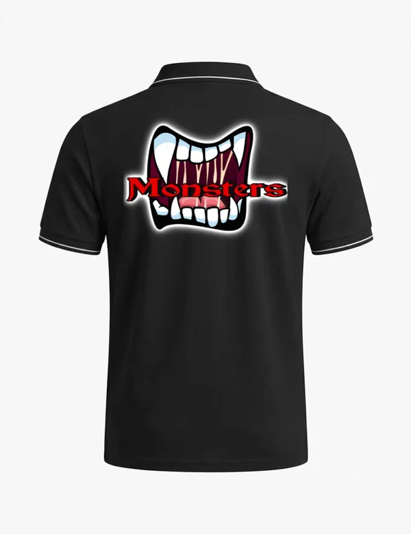 Black_Cotton_Blend_Regular_Fit_Monster_Graphic_Polo_T-Shirt_For_Unisex