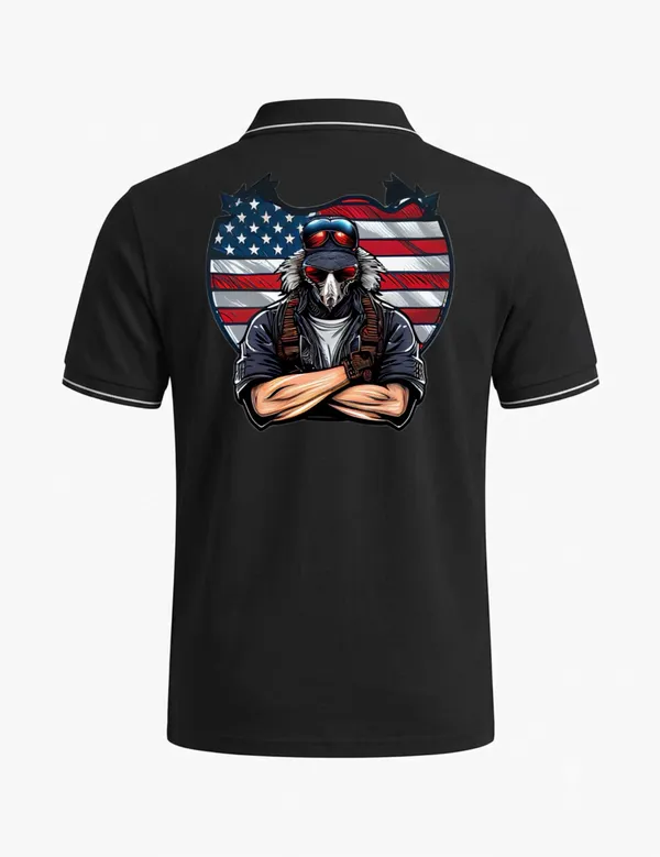 Black_Cotton-Polyester_Regular_Fit_Graphic_Printed_Polo_T-Shirt_For_Unisex
