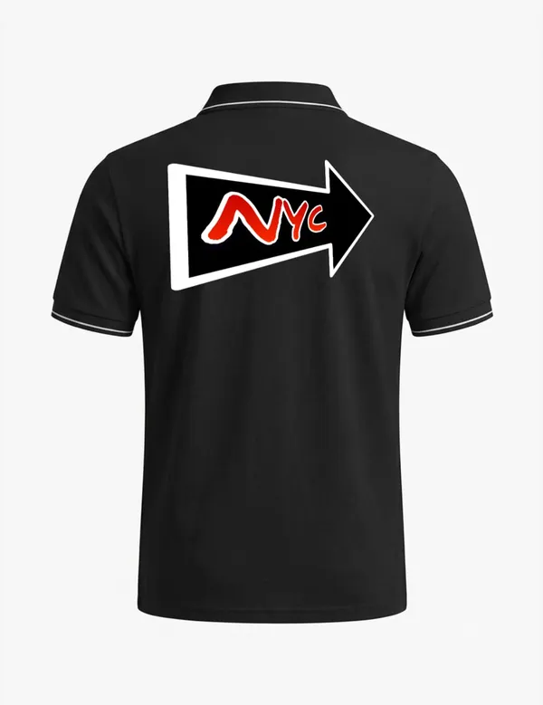 Black_Cotton_Blend_Arrow_Graphic_Polo_T-Shirt_For_Unisex