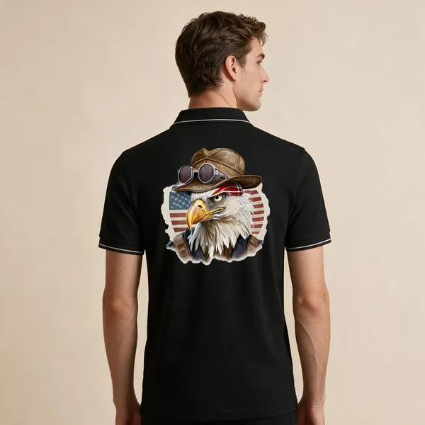 Black_Cotton-Polyester_Regular_Fit_Eagle_Aviator_Graphic_Polo_T-Shirt_For_Unisex