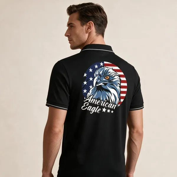 Black_Cotton_Blend_Regular_Fit_Graphic_Polo_T-Shirt_For_Unisex