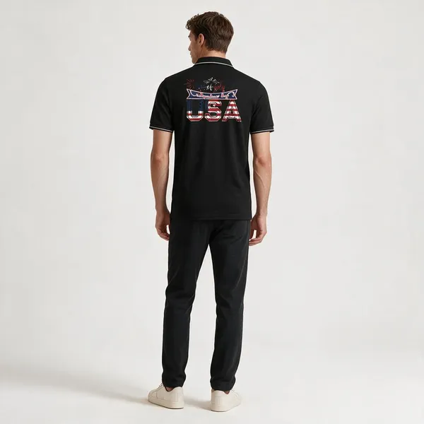 Black_Cotton_Blend_Independence_Day_Graphic_Polo_T-Shirt_For_Unisex
