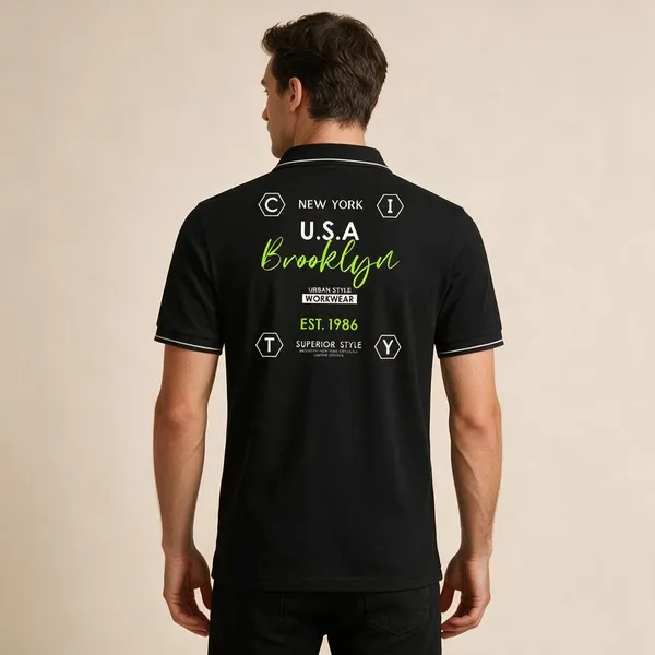 Black_Cotton_Blend_Regular_Fit_Graphic_Polo_T-Shirt_For_Unisex