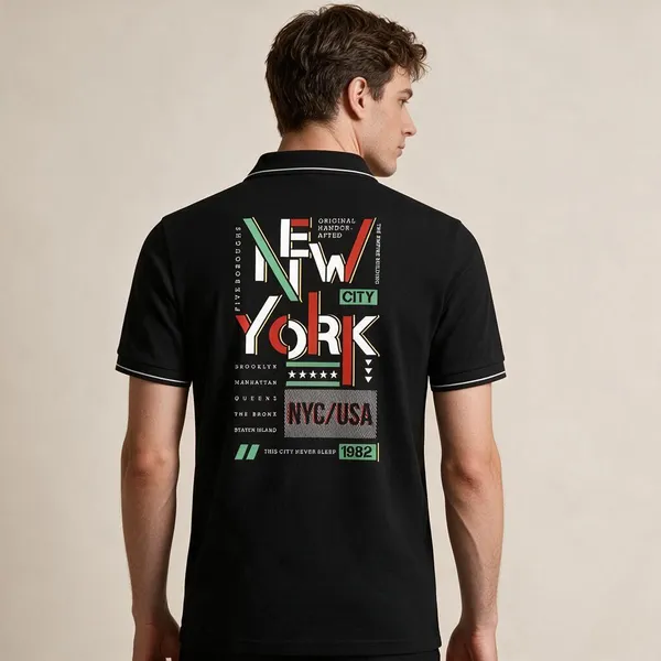 Black_Cotton_Blend_New_York_Graphic_Regular_Fit_Polo_T-Shirt_For_Unisex