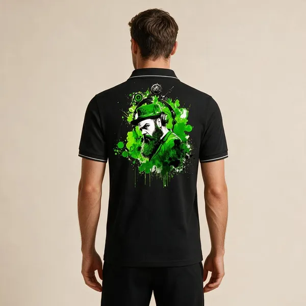 Black_Cotton_Blend_Regular_Fit_Musician_Graphic_Polo_T-Shirt_For_Unisex