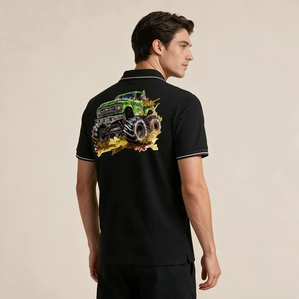 Black_Cotton_Blend_Regular_Fit_Monster_Truck_Graphic_Polo_T-Shirt_For_Unisex