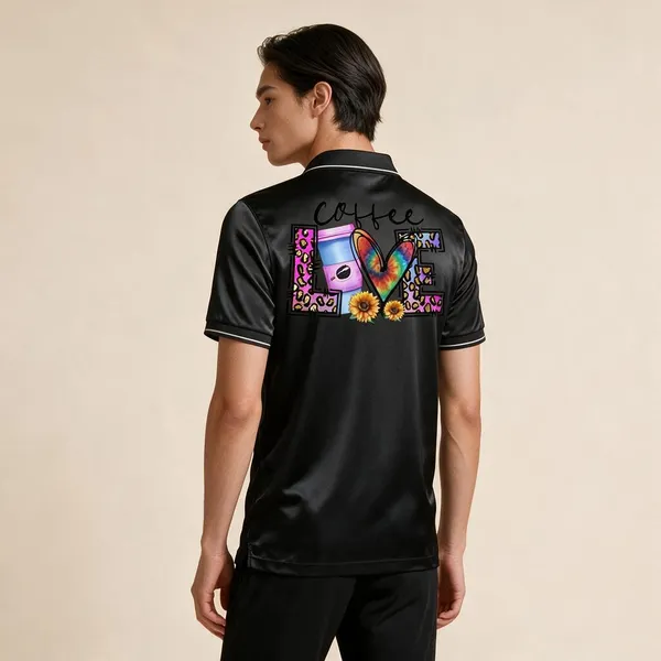 Black_Cotton_Blend_Love_Graphic_Polo_T-Shirt_For_Unisex