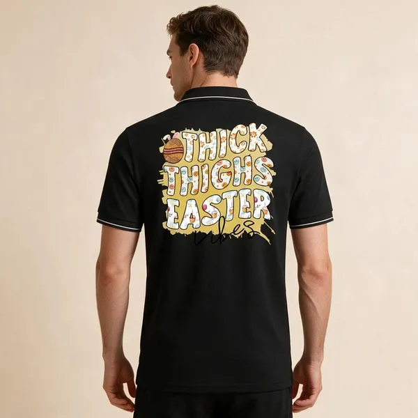 Black_Cotton_Blend_Easter_Graphic_Polo_T-Shirt_For_Unisex