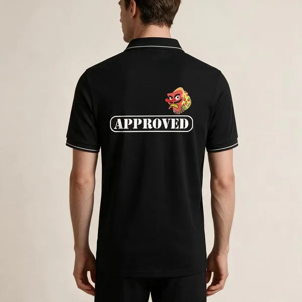 Black_Cotton_Blend_Regular_Fit_Graphic_Polo_T-Shirt_For_Unisex