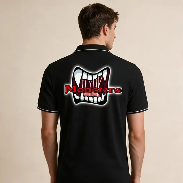Black_Cotton_Blend_Regular_Fit_Monster_Graphic_Polo_T-Shirt_For_Unisex