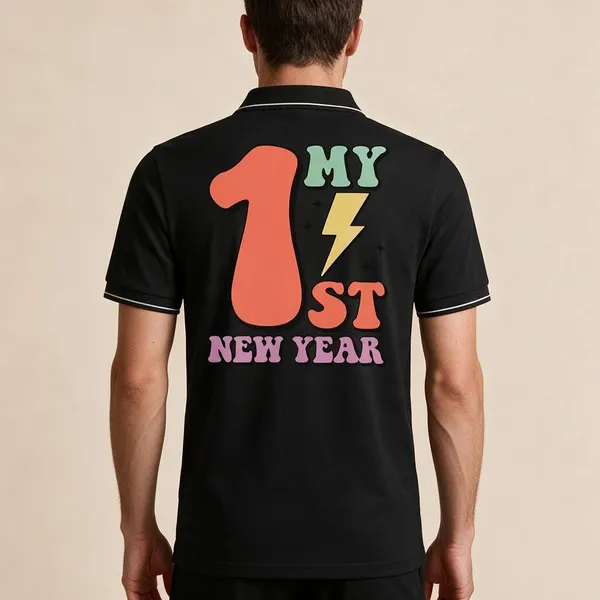 Black_Cotton_Blend_Regular_Fit_New_Year_Graphic_Polo_T-Shirt_For_Unisex