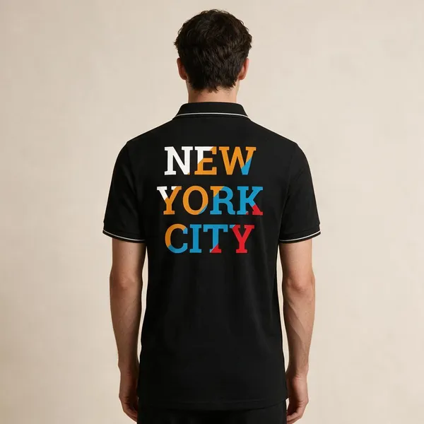 Black_Cotton_Blend_Casual_Fit_Graphic_Polo_T-Shirt_For_Unisex