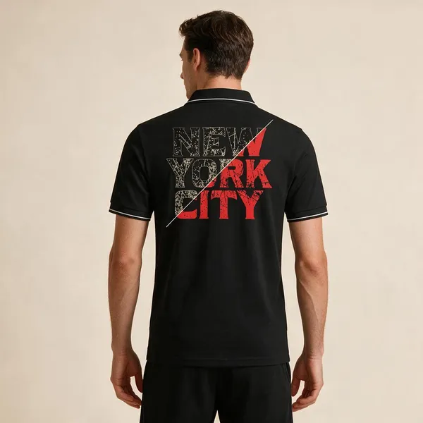 Black_Cotton_Blend_Graphic_Print_Polo_T-Shirt_For_Unisex