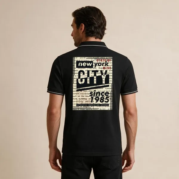 Black_Cotton_Blend_Regular_Fit_Contrast_Piping_Polo_T-Shirt_For_Unisex