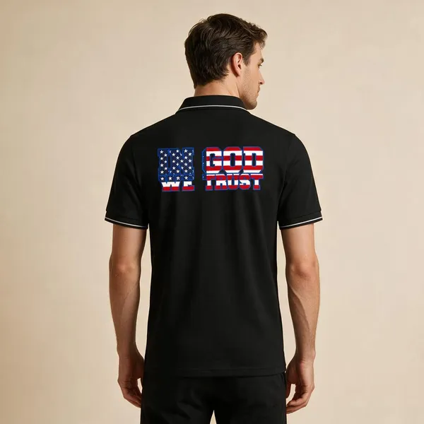 Black_Cotton_Blend_Casual_Patriotic_Graphic_Polo_T-Shirt_For_Unisex