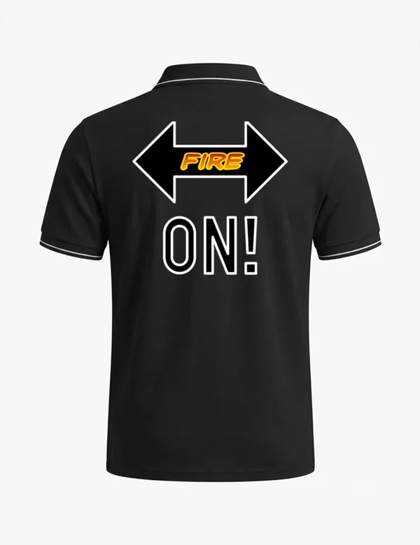 Black_Cotton-Polyester_Slogan_Graphic_Polo_T-Shirt_For_Unisex