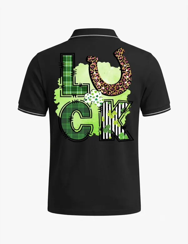 Black_Cotton_Blend_Multicolour_Graphic_Polo_T-Shirt_For_Unisex
