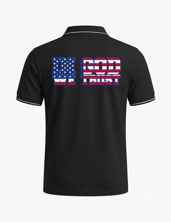 Black_Cotton_Blend_Patriotic_Graphic_Polo_T-Shirt_For_Unisex