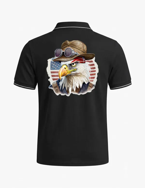 Black_Cotton-Polyester_Regular_Fit_Eagle_Aviator_Graphic_Polo_T-Shirt_For_Unisex