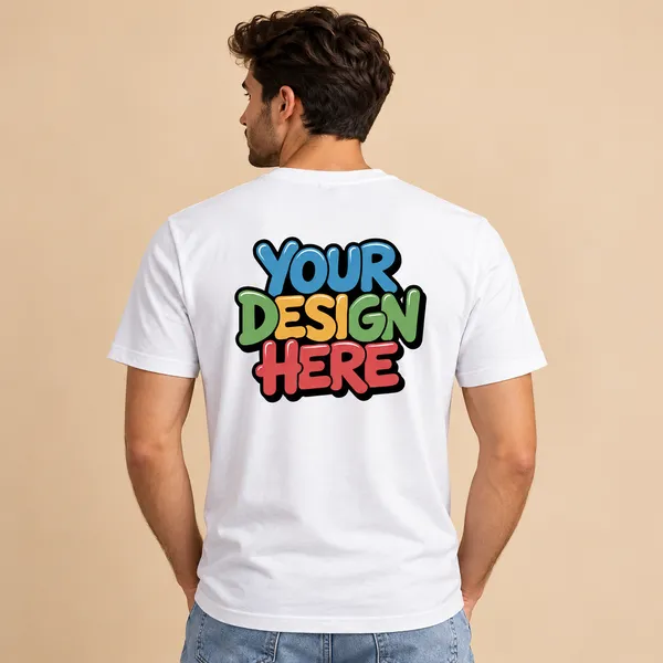 White_Cotton_Blend_Regular_Fit_Graphic_T-_Shirt_For_Unisex