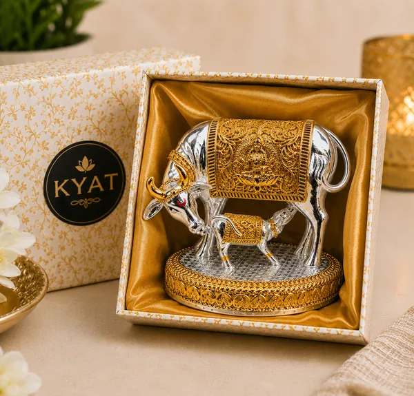 Gold_And_Silver_Elephant_Decorative_Showpiece