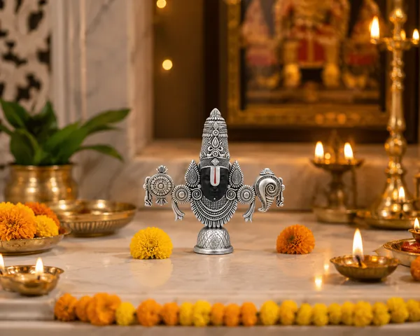 Silver-Tone_Lord_Venkateswara_Decorative_Idol