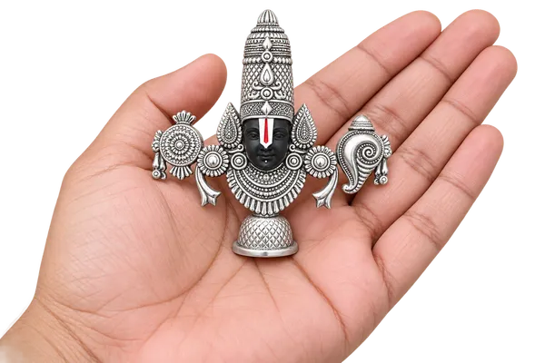 Silver-Tone_Lord_Venkateswara_Decorative_Idol