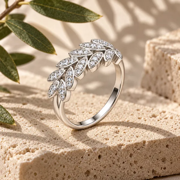 Silver-Tone_Leaf_Design_Ring_for_Women