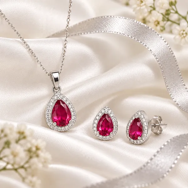Pink_Stone_Teardrop_Jewellery_Set_for_Women