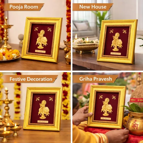 Gold_Tone_Traditional_Krishna_Framed_Wall_Decor