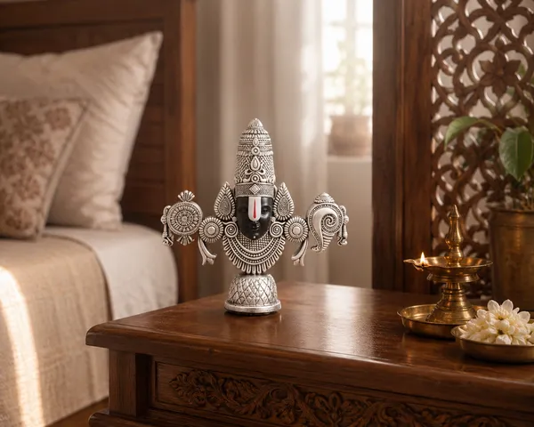 Silver-Tone_Lord_Venkateswara_Decorative_Idol